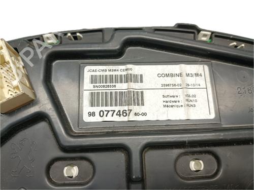 Instrument cluster CITROËN C-ELYSEE (DD_) 1.6 HDI 92 | BP29798798C47 
