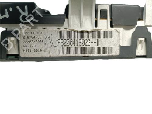 Instrument cluster RENAULT MODUS / GRAND MODUS (F/JP0_) 1.5 dCi (FP0D, JP0D) | BP29798837C47