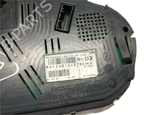 Instrument cluster RENAULT MEGANE III Hatchback (BZ0/1_, B3_) 1.5 dCi | BP29798867C47