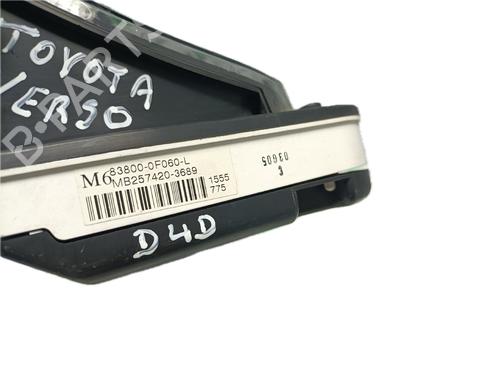 Instrument cluster TOYOTA COROLLA Verso (ZER_, ZZE12_, R1_) 2.0 D-4D (CUR10_, CUR10R) | BP29798889C47 