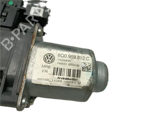 Right rear window motor SKODA FABIA II (542) 1.2 TDI | BP29799186E22