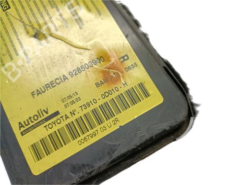 Right seat airbag TOYOTA YARIS (_P1_) 1.4 D-4D (NLP10_, NLP10R) | BP29800184C14 