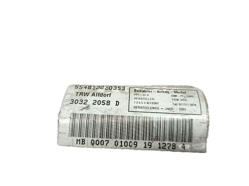 Passenger airbag MERCEDES-BENZ S-CLASS (W220, V220) S 320 CDI (220.026, 220.126) | BP29800362C10 