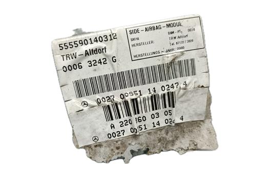 Left door airbag MERCEDES-BENZ S-CLASS (W220, V220) S 320 CDI (220.026, 220.126) | BP29800589C52 
