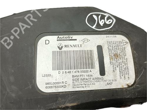 Right seat airbag RENAULT LAGUNA III (BT0/1) 2.0 dCi (BT0M, BT0N, BT0S, BT19, BT1F) | BP29800631C14 