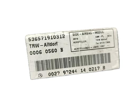 Left door airbag MERCEDES-BENZ C-CLASS (W202) C 200 D (202.122) | BP29801082C52 