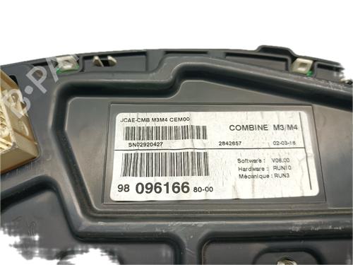 Instrument cluster CITROËN C-ELYSEE (DD_) 1.6 HDI 92 | BP29801135C47