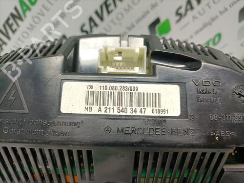 Instrument cluster MERCEDES-BENZ E-CLASS (W211) E 220 CDI | BP29802697C47