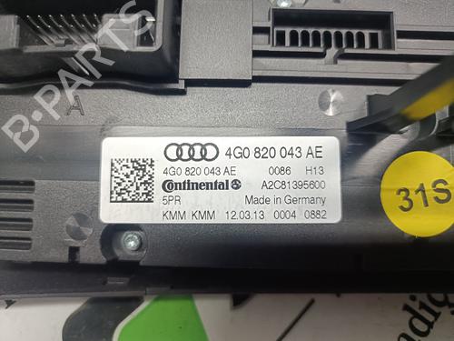 Climate control AUDI A6 C7 (4G2, 4GC) 3.0 TDI quattro | BP29804589I5 