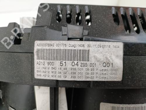 Instrument cluster MERCEDES-BENZ E-CLASS (W212) E 250 CDI / BlueTEC (212.003, 212.004) | BP29805529C47 - Image 4