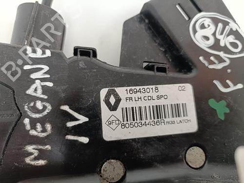 Front left lock RENAULT MEGANE IV Hatchback (B9A/M/N_) 1.5 Blue dCi 115 (B9A6) | BP29805898C98 