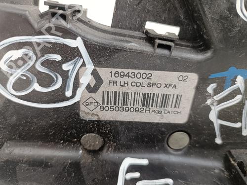 Front left lock RENAULT SCÉNIC IV (J9_) 1.7 Blue dCi 120 (J9A7, J9A8) | BP29805909C98 