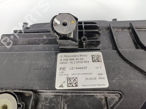 Right headlight MERCEDES-BENZ C-CLASS (W206) C 300 d (206.006) | BP32000186C29 