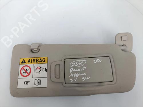 Used Right sun visor Right sun visor RENAULT MEGANE IV Grandtour (K9A/M/N_) 1.5 Blue dCi 115 (K9A6) (116 hp) 32373414 32373414
