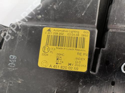 Right headlight SMART FORTWO Coupe (451) 0.8 CDi (451.301) | BP32786764C29  - Image 6