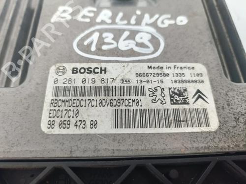 Engine control unit (ECU) CITROËN BERLINGO Box Body/MPV (B9) 1.6 HDi 90 | BP36113195M57 - Image 3