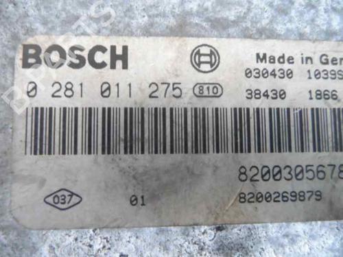 Engine control unit (ECU) RENAULT SCÉNIC I MPV (JA0/1_, FA0_)  | BP144549M57 