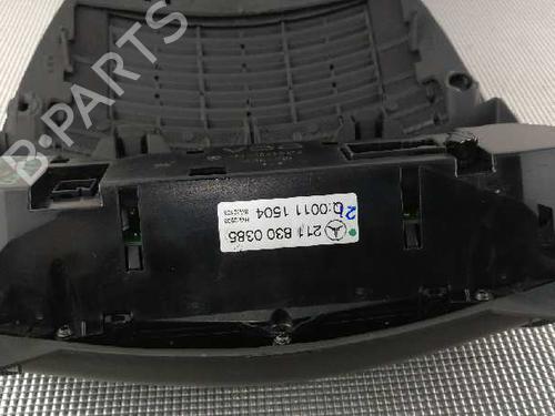 Climate control MERCEDES-BENZ E-CLASS (W211) E 320 CDI (211.026) | BP506906I5 