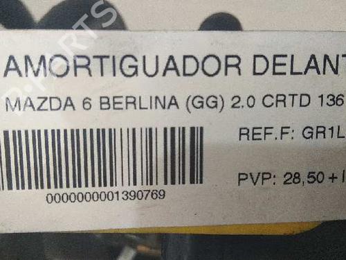 Right front shock absorber MAZDA 6 Hatchback (GG) 2.0 DI (GG14) | BP3459495M17 