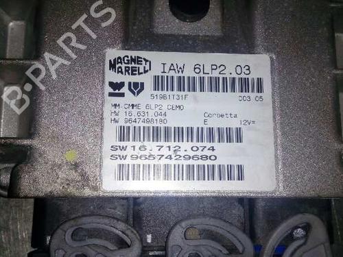 Engine control unit (ECU) PEUGEOT 206 Hatchback (2A/C) 1.4 16V | BP144820M57 
