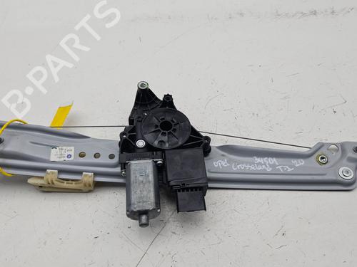 Rudehejsemekanisme venstre bagtil OPEL CROSSLAND X / CROSSLAND (P17, P2QO) 1.2 (75) (82 hp) 31156796