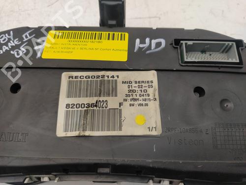 Instrument cluster RENAULT MEGANE II (BM0/1_, CM0/1_) 2.0 16V (BM0U, CM0U) | BP11506471C47 