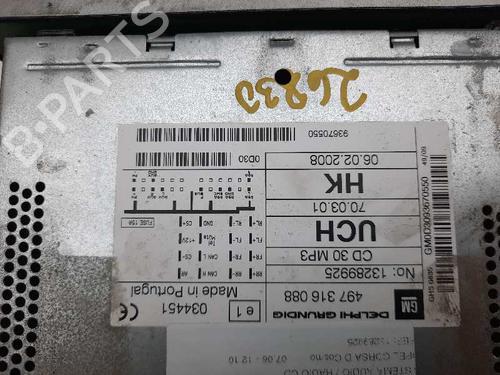 Radio OPEL CORSA D (S07) 1.3 CDTI (L08, L68) | BP6141211E6 