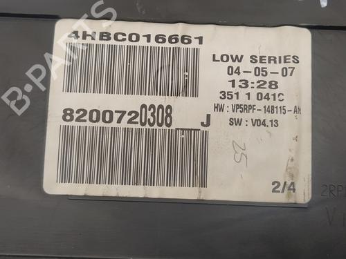 Instrument cluster RENAULT MEGANE II (BM0/1_, CM0/1_) 1.5 dCi (BM1E, CM1E) | BP16914495C47 