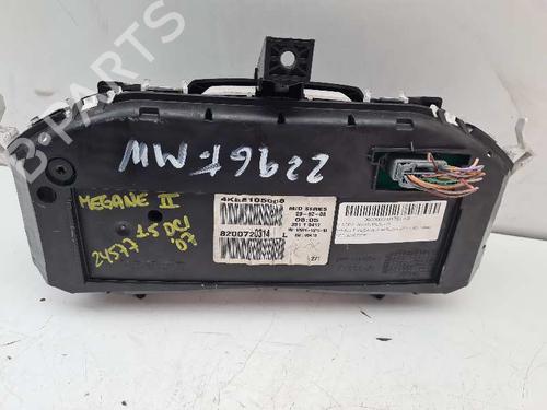 Instrument cluster RENAULT MEGANE II (BM0/1_, CM0/1_) 1.5 dCi (BM1E, CM1E) | BP5953112C47 