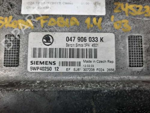 Engine control unit (ECU) SKODA FABIA I (6Y2)  | BP6870747M57 