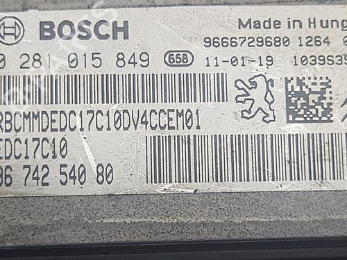Engine control unit (ECU) PEUGEOT 207 (WA_, WC_)  | BP24522077M57 