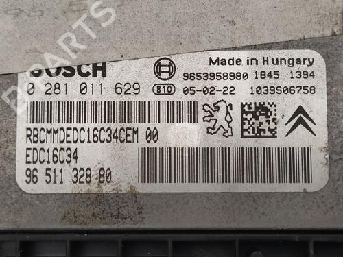 Engine control unit (ECU) CITROËN C4 I (LC_)  | BP19538577M57 