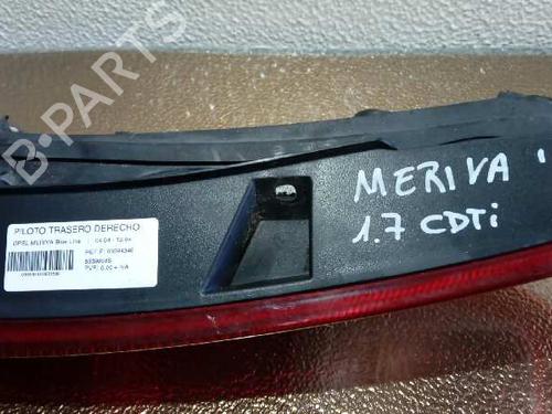 Right taillight OPEL MERIVA A MPV (X03) 1.7 CDTI (E75) | BP542698C35 