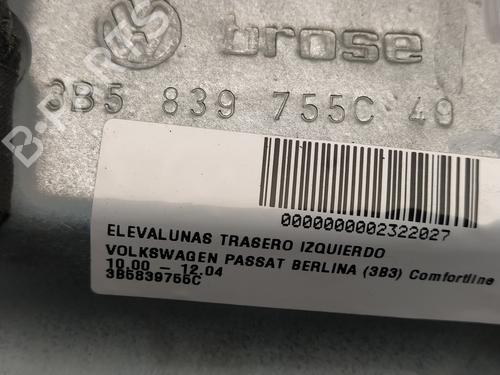 Vindusheismekanisme venstre bak VW PASSAT B5.5 (3B3)  | BP16242255C24 