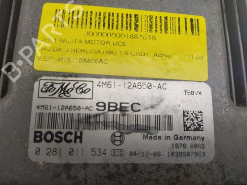 Engine control unit (ECU) MAZDA 3 Saloon (BK) 1.6 DI Turbo (BK12Y) | BP7437837M57 