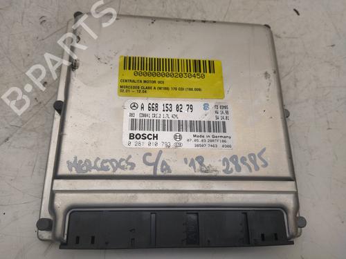 Used Engine control unit (ECU) MERCEDES-BENZ A-CLASS (W168) A 170 CDI (168.009, 168.109) (95 hp) 12438553