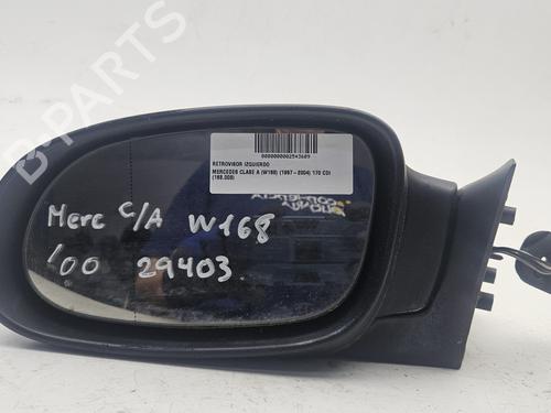 Used Left mirror MERCEDES-BENZ A-CLASS (W168) A 170 CDI (168.008) (90 hp) 25432756