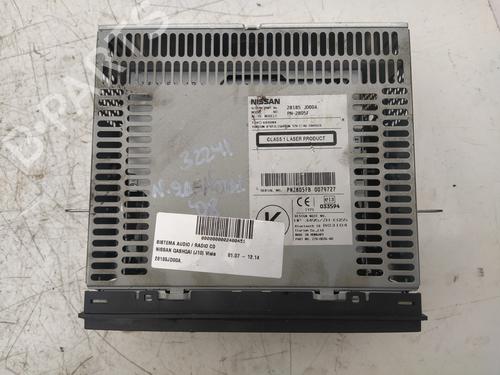 Radio NISSAN QASHQAI / QASHQAI +2 I (J10, NJ10, JJ10E) 1.5 dCi | BP18127117E6 