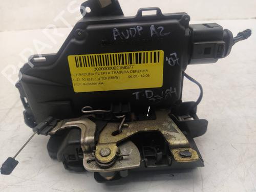 Used Rear right lock AUDI A2 (8Z0) 1.4 TDI (75 hp) 10931175