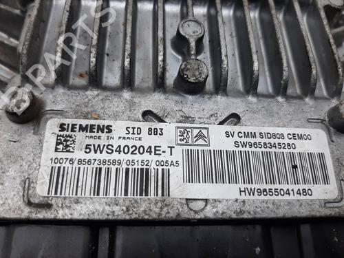 Engine control unit (ECU) PEUGEOT 407 (6D_) 2.0 (6DRFNB, 6DRFNE) | BP8612323M57 