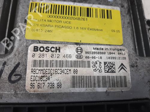 Engine control unit (ECU) CITROËN XSARA PICASSO (N68) 1.6 16V | BP9119431M57 