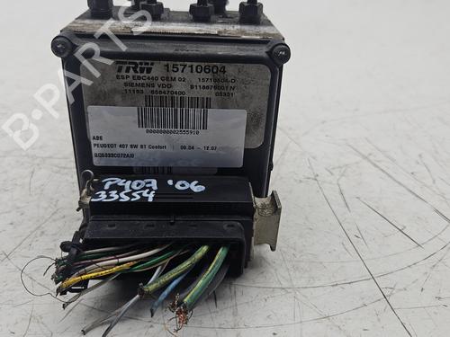 Used ABS pump PEUGEOT 407 SW (6E_, 6D_) 2.0 (136 hp) 27458988