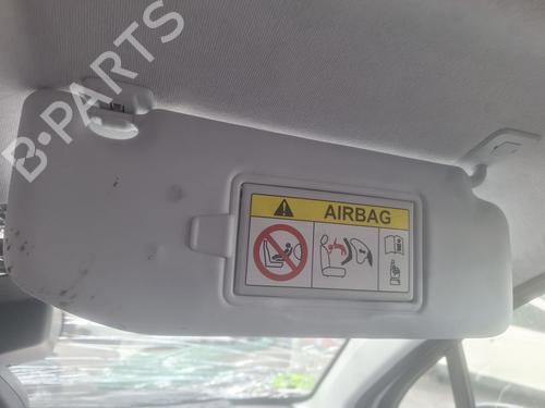 Used Right sun visor PEUGEOT 208 I (CA_, CC_) 1.6 HDi (114 hp) 30717235