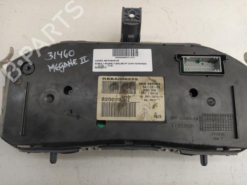 Instrument cluster RENAULT MEGANE II Saloon (LM0/1_) 1.9 dCi (LM0G, LM1G, LM2C) | BP16266144C47 