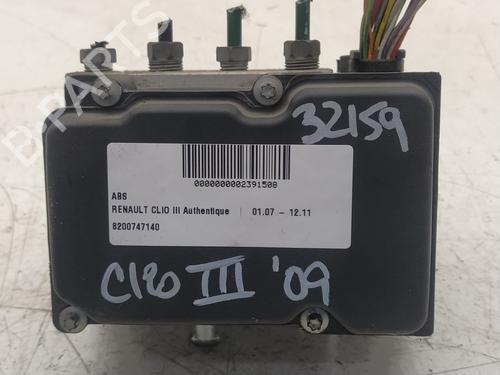 Used ABS pump RENAULT CLIO III (BR0/1, CR0/1) 1.5 dCi (C/BR0G, C/BR1G) (68 hp) 18023618