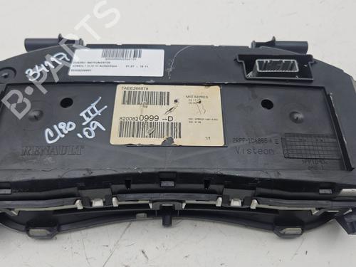 Instrument cluster RENAULT CLIO III (BR0/1, CR0/1) 1.2 16V (BR0R, BR1D, BR1L, CR0R) | BP30175612C47