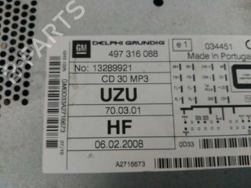 Radio OPEL CORSA D (S07)  | BP855458E6 