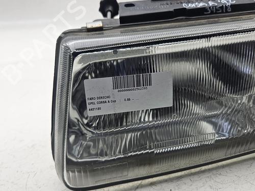 Used Right headlight OPEL CORSA A TR (S83) 1.2 S (F11, M11, F19, M19) (58 hp) 31328960