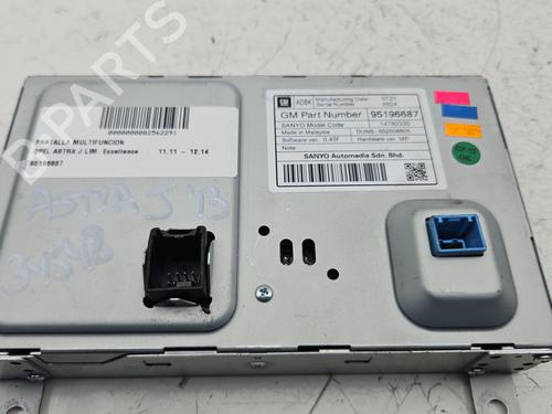 Display OPEL ASTRA J (P10) [2009-2016]  31250414