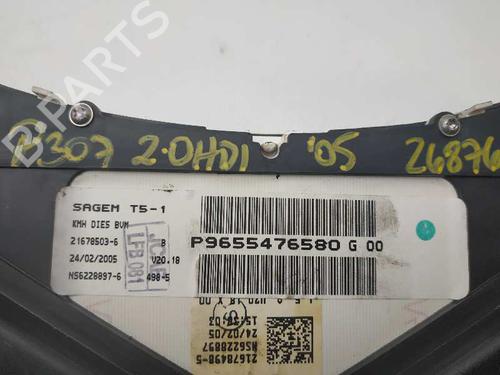 Instrument cluster PEUGEOT 307 (3A/C) 2.0 HDi 90 | BP6211867C47 